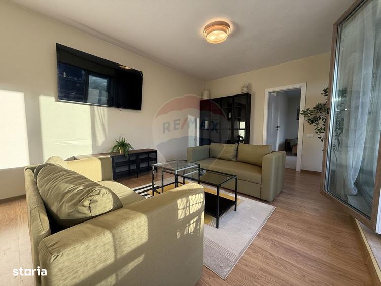 Apartament cu 2 camere decomandat, mobilat în Borhanci