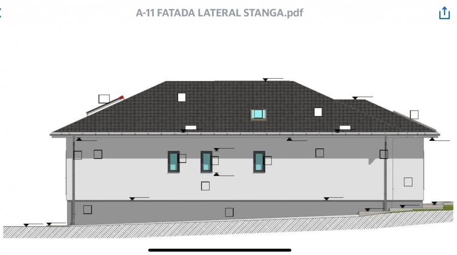 Casă individuală cu 4 camere cu Canalizare în Chinteni