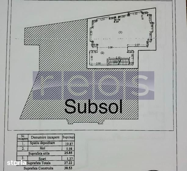 Spațiu comercial, de 300 mp, în Eminescu
