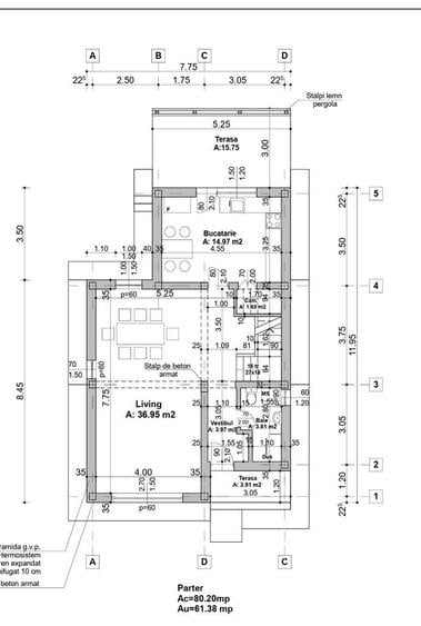Casă cu 4 camere cu Teren 480 Mp în Bârnova