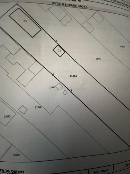 Teren de 1000 mp, în Exterior Vest