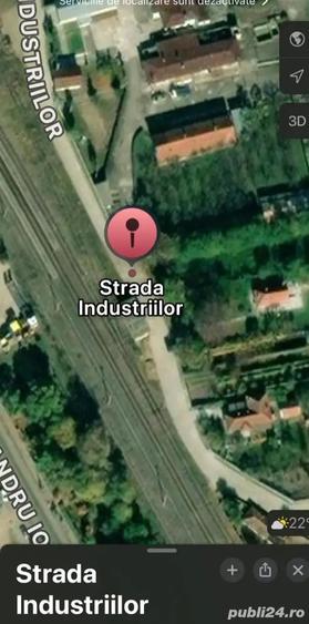 Teren de 4400 mp, în Central