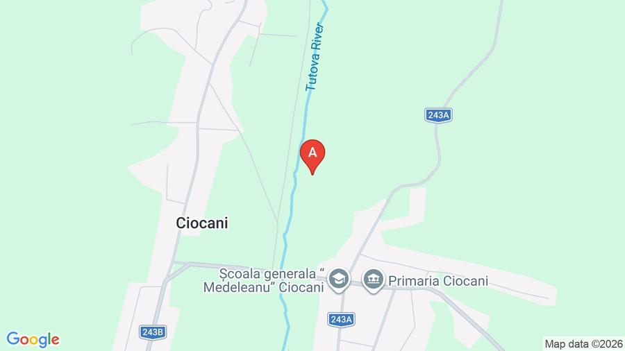 Teren Construcții intravilan de 1800 mp, în Ciocani