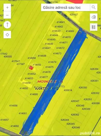 Teren de 10000 mp, în Moșnița Nouă