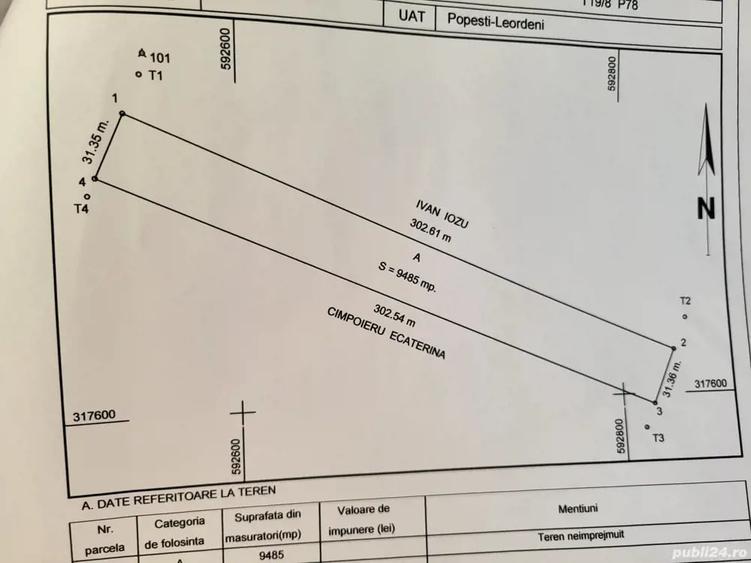 vand teren pt casa in popesti leordeni - 1