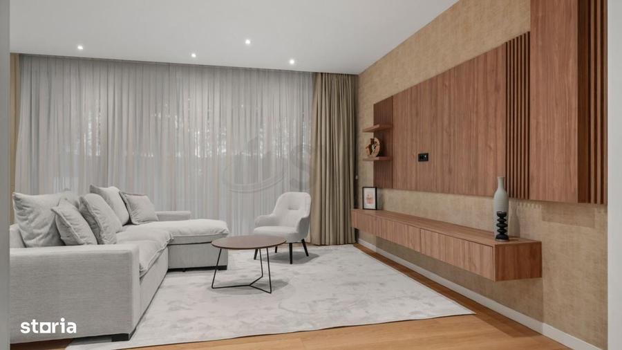 Apartament cu 3 camere, mobilat în Primăverii