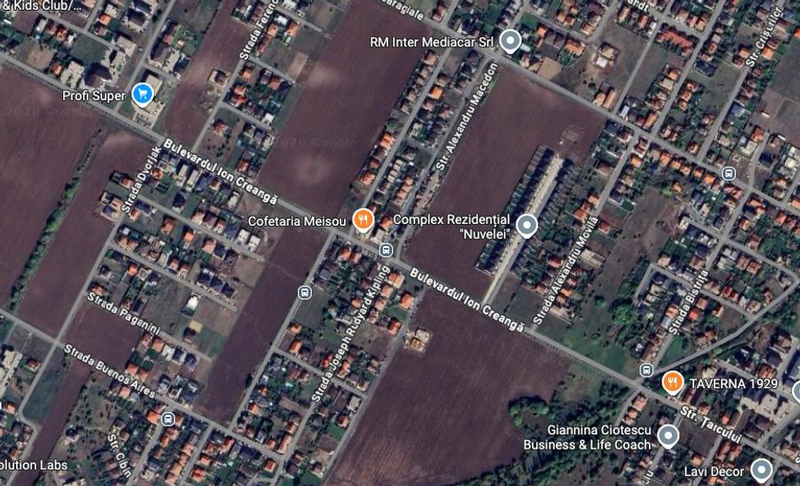 Teren Construcții intravilan de 1145 mp, în Dumbrăvița