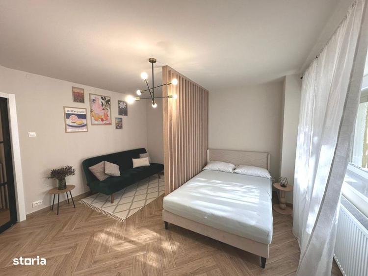 Garsonieră decomandată, mobilată în Calea București