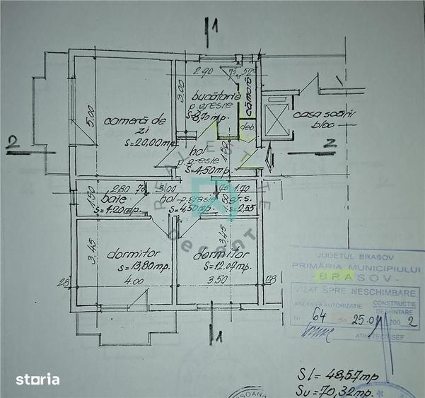 Apartament 3 camere Vlahuta, 70 mp - Brasov - 13