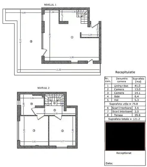 Apartament cu 3 camere decomandat în Nord
