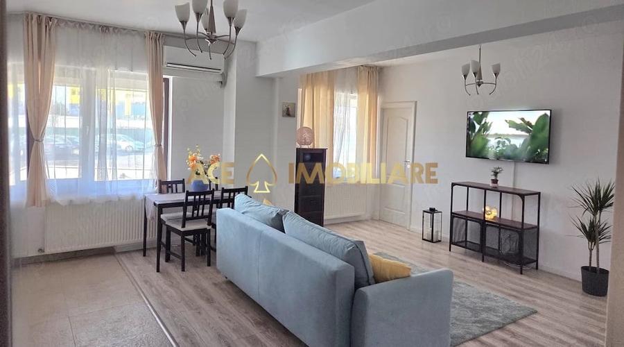 Apartament cu 3 camere semidecomandat, mobilat în Străulești