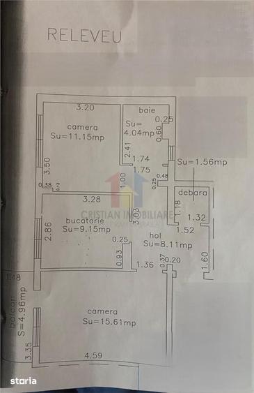 MOBILAT - UTILAT 2 camere confort 1 decomandat, Progresu, - 10