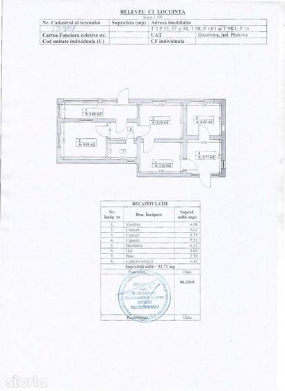 Casă cu 3 camere semidecomandat cu Teren 3197 Mp în Dumbrava