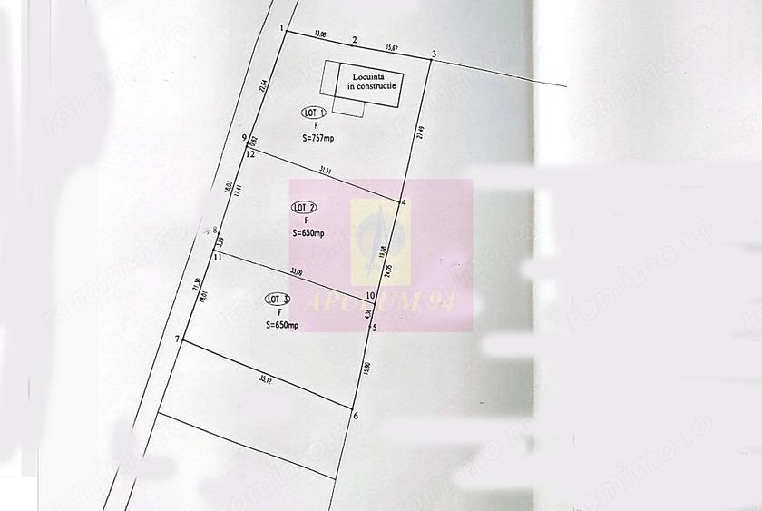 Casă cu Teren 757 Mp în Brebu