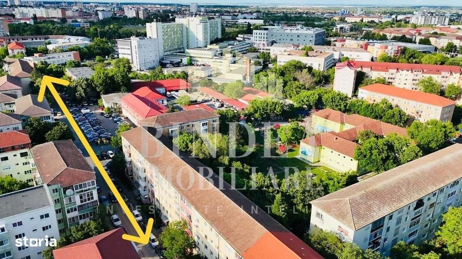 Apartament cu 2 camere semidecomandat în Spitalul Județean