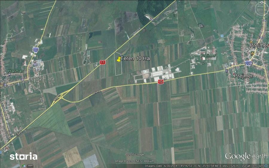 Teren de 100000 mp, în Prejmer