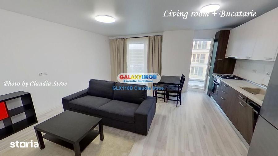 Apartament cu 2 camere semidecomandat, mobilat în Pieptănari