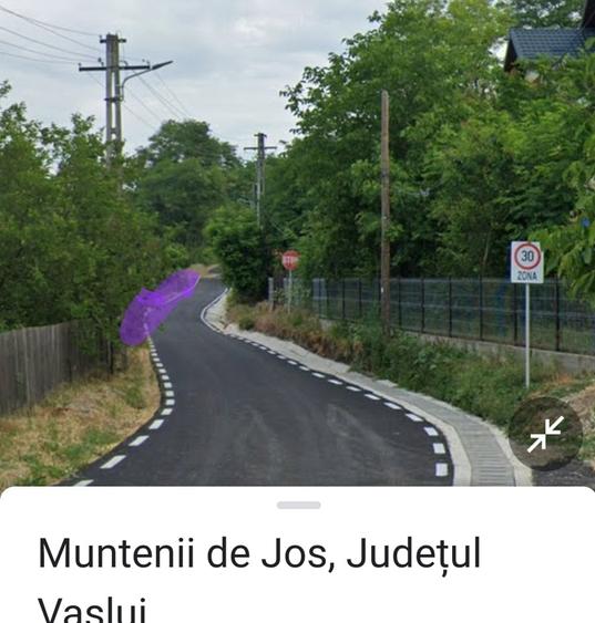 Teren de 520 mp, în Muntenii de Jos