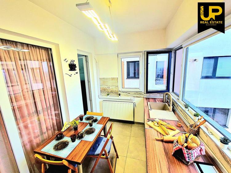 Apartament cu 2 camere semidecomandat, mobilat în Rahova