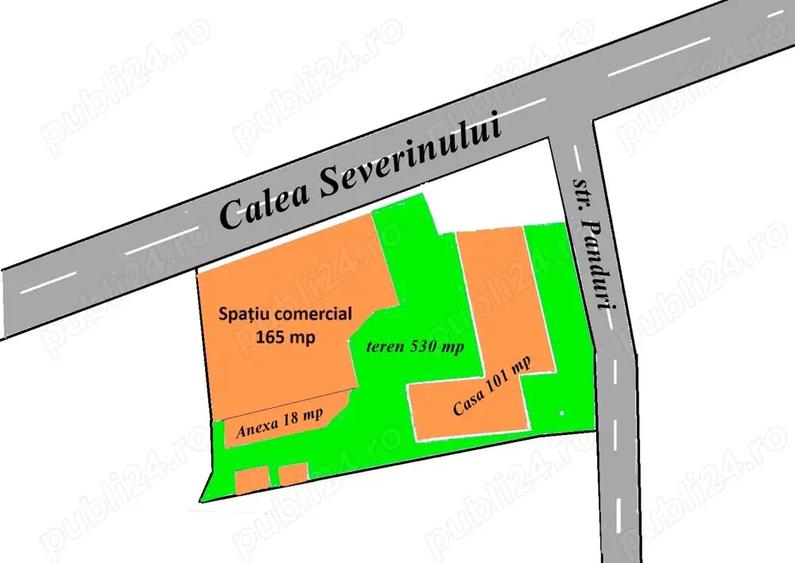 Spațiu comercial, de 290 mp, în Central