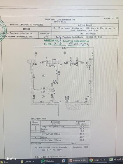 Apartament cu 2 camere în Pipera