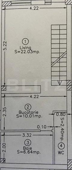 APARTAMENT TIP LOFT CU 2 CAMERE, 61MP, ZONA POMILOR - REGHIN - 7
