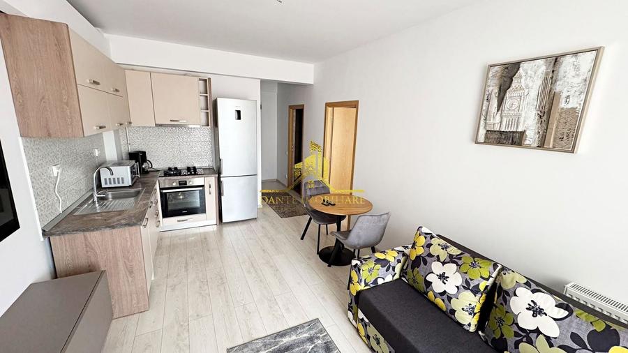 Apartament cu 2 camere semidecomandat, mobilat în Semicentral