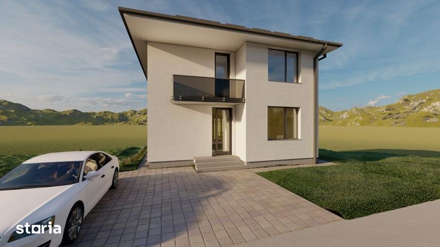 Casa individuala, 120 mp, teren 500 mp, Chinteni - 4