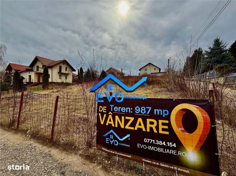 Teren de 987 mp, în Aleea Tudor Neculai