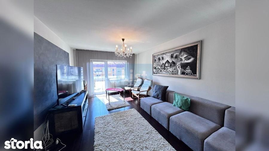 Apartament cu 3 camere, mobilat în Central