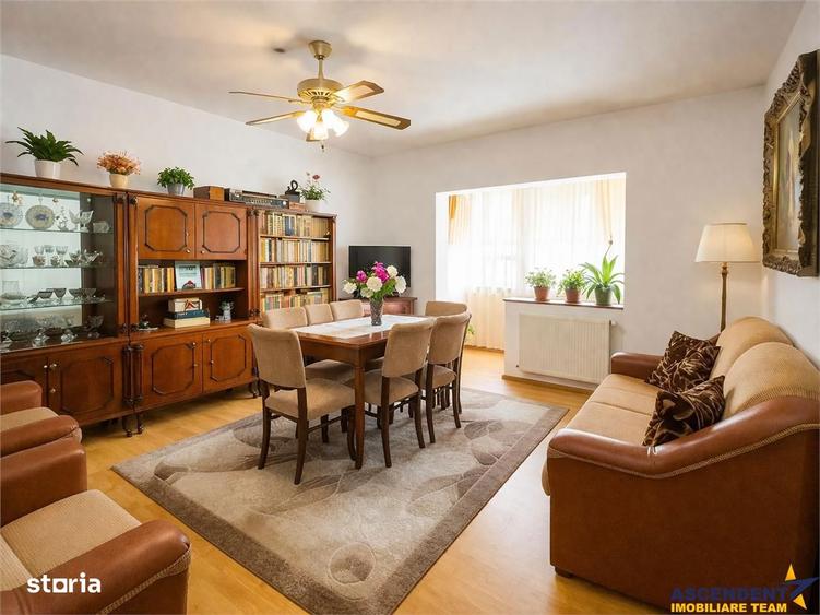 Apartament cu 3 camere decomandat, mobilat în Lenin