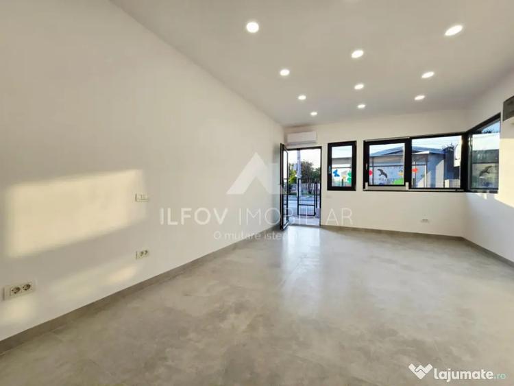 Spatiu comercial central Balotesti, 21.3 mp, curte 25mp, com - 4