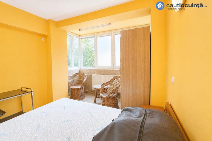 Apartament cu 3 camere semidecomandat, mobilat în Grivița