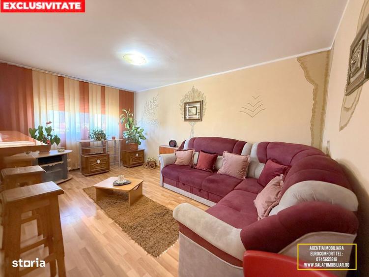 Apartament cu 3 camere decomandat, mobilat în Micro 17