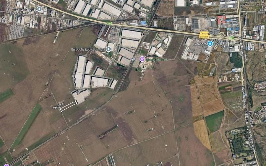 Teren de 13850 mp, în Chiajna
