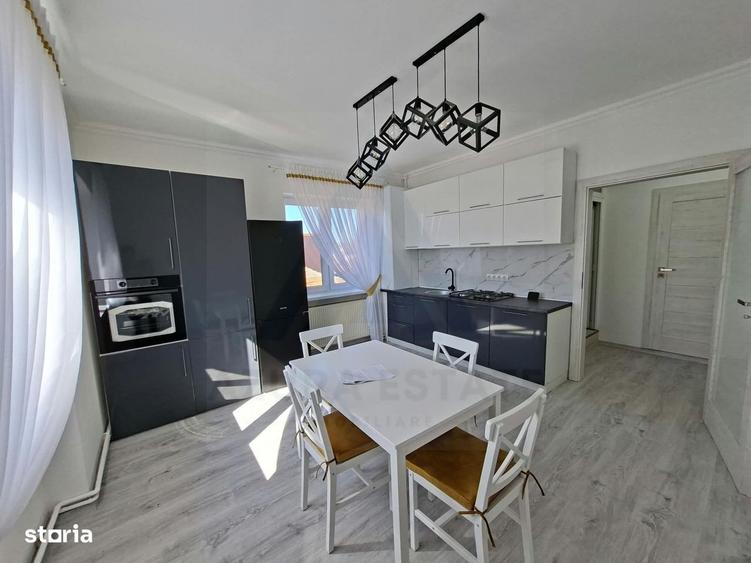 Apartament cu 3 camere, mobilat în Trei Stejari