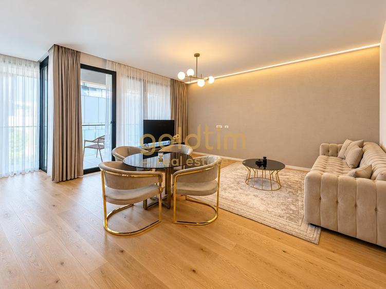 Apartament cu 2 camere decomandat, mobilat în Herăstrău