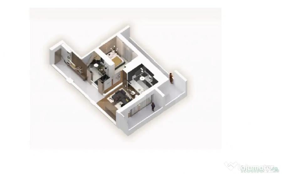 Apartament cu 2 camere în Central