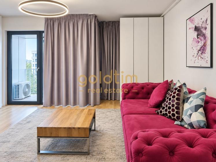 Apartament cu 2 camere decomandat, mobilat în Barbu Văcărescu