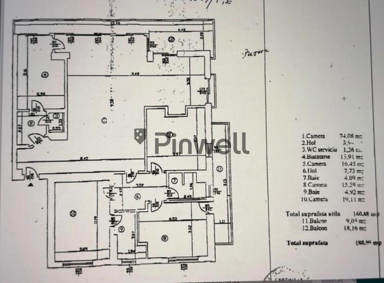 Apartament cu 4 camere decomandat în Primăverii