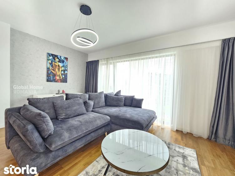 Apartament cu 2 camere decomandat, mobilat în Băneasa