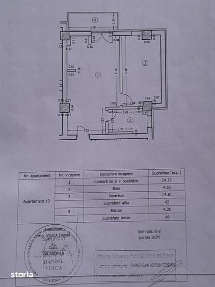 Studio mobilat, utilat complet, cartier Tractorul, etajul 2 - 6