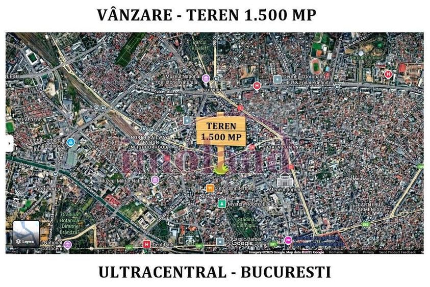 Vanzare - teren 1500 mp - Ultracentral - Cismigiu - 1