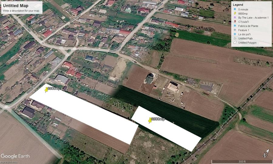 Teren Construcții intravilan de 2500 mp, în Căciulați