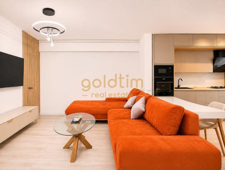 Apartament cu 2 camere semidecomandat, mobilat în Pipera