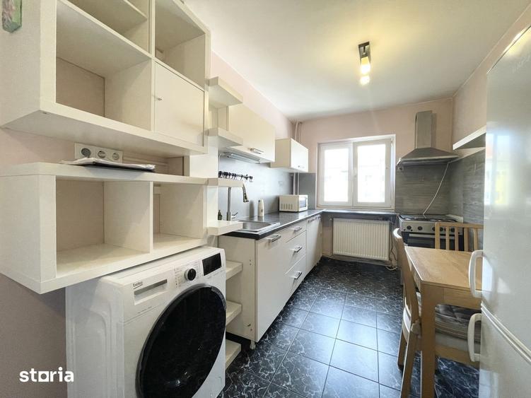 Apartament cu 2 camere semidecomandat, mobilat în Girocului