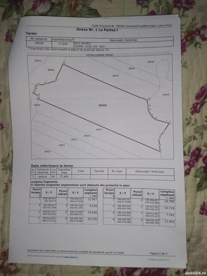 Teren de 27600 mp, în Lunca
