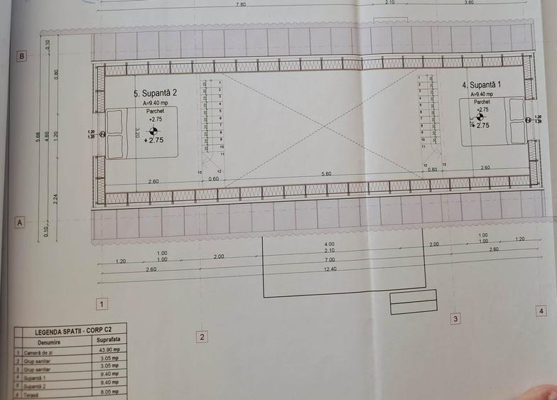 Proiect autorizat 3 case de vacanta P+M, sat Marisel, jud.Cluj - 5