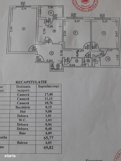 Apartament cu 3 camere decomandat în Ghencea