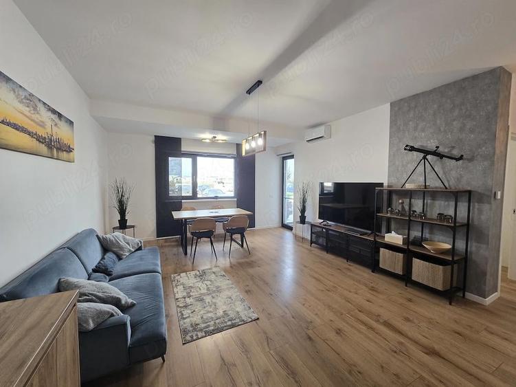 Apartament cu 2 camere semidecomandat în Tunari